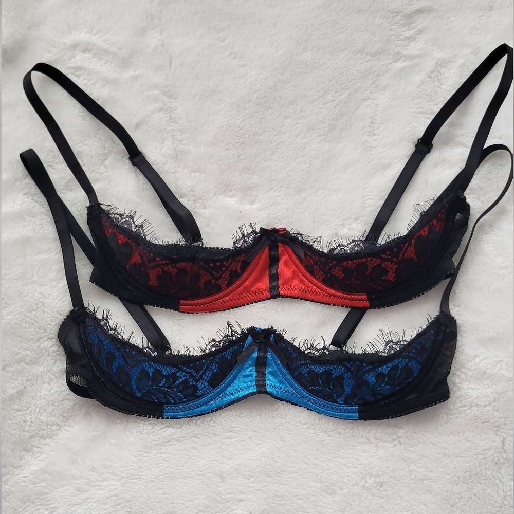 Fredricks of hollywood open cup bra